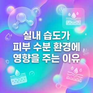 실내 습도가 피부 수분 환경에 영향을 주는 이유 대표 이미지